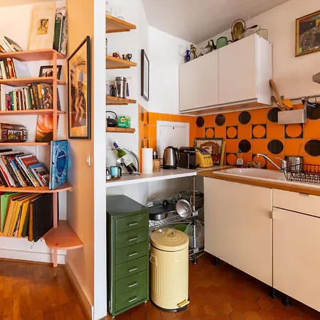 Trendy 1bd Retreat With Patio Goutte D'or Daire *