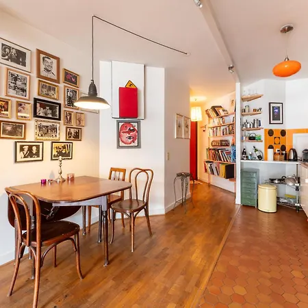 Trendy 1bd Retreat With Patio Goutte D'or Daire