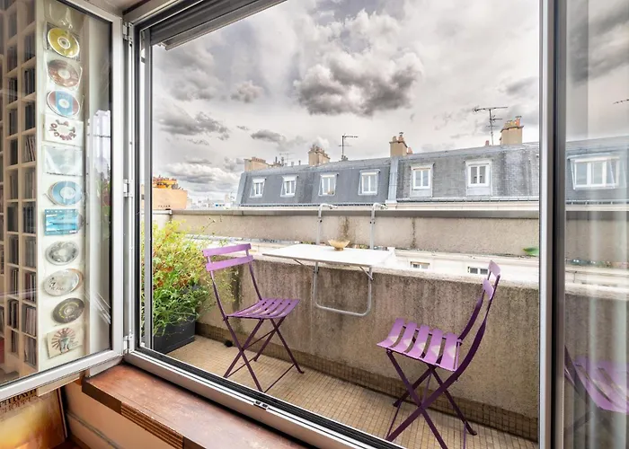 Trendy 1bd Retreat With Patio Goutte D'or Apartment *