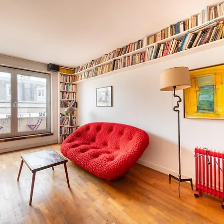 Trendy 1bd Retreat With Patio Goutte D'or Lejlighed *